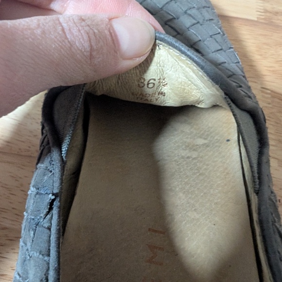 M. Gemi The Cerchio Woven Leather Slip On / 36.5 - Picture 7 of 7